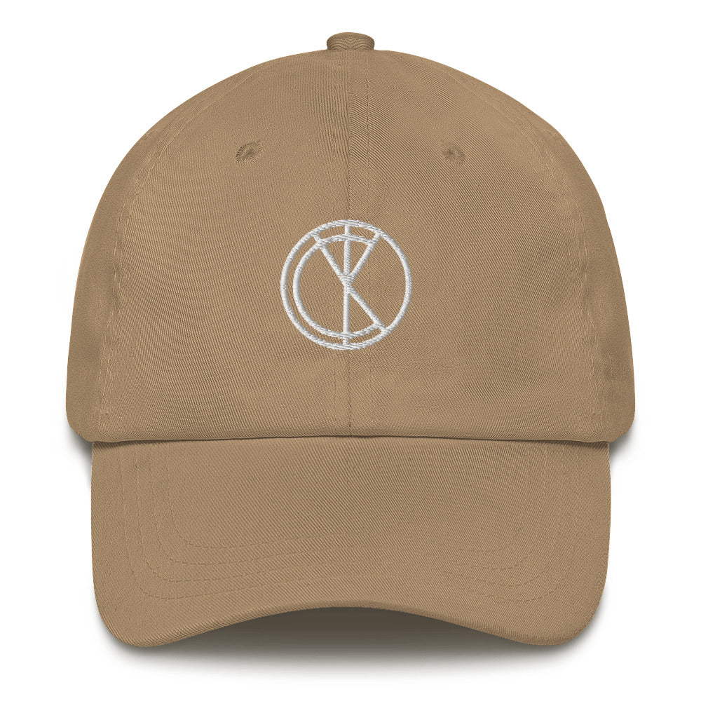 Crested Khaki Disc Golf Dad Hat